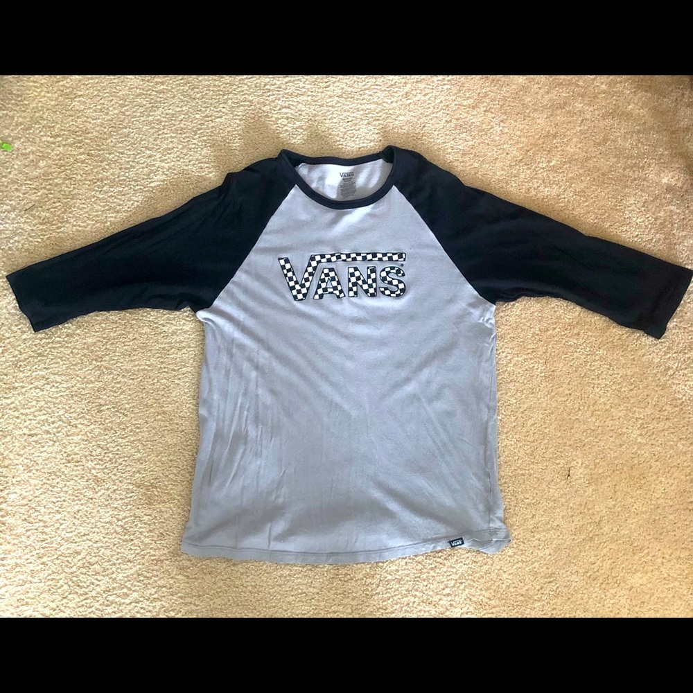 Vans three quarter sleeve